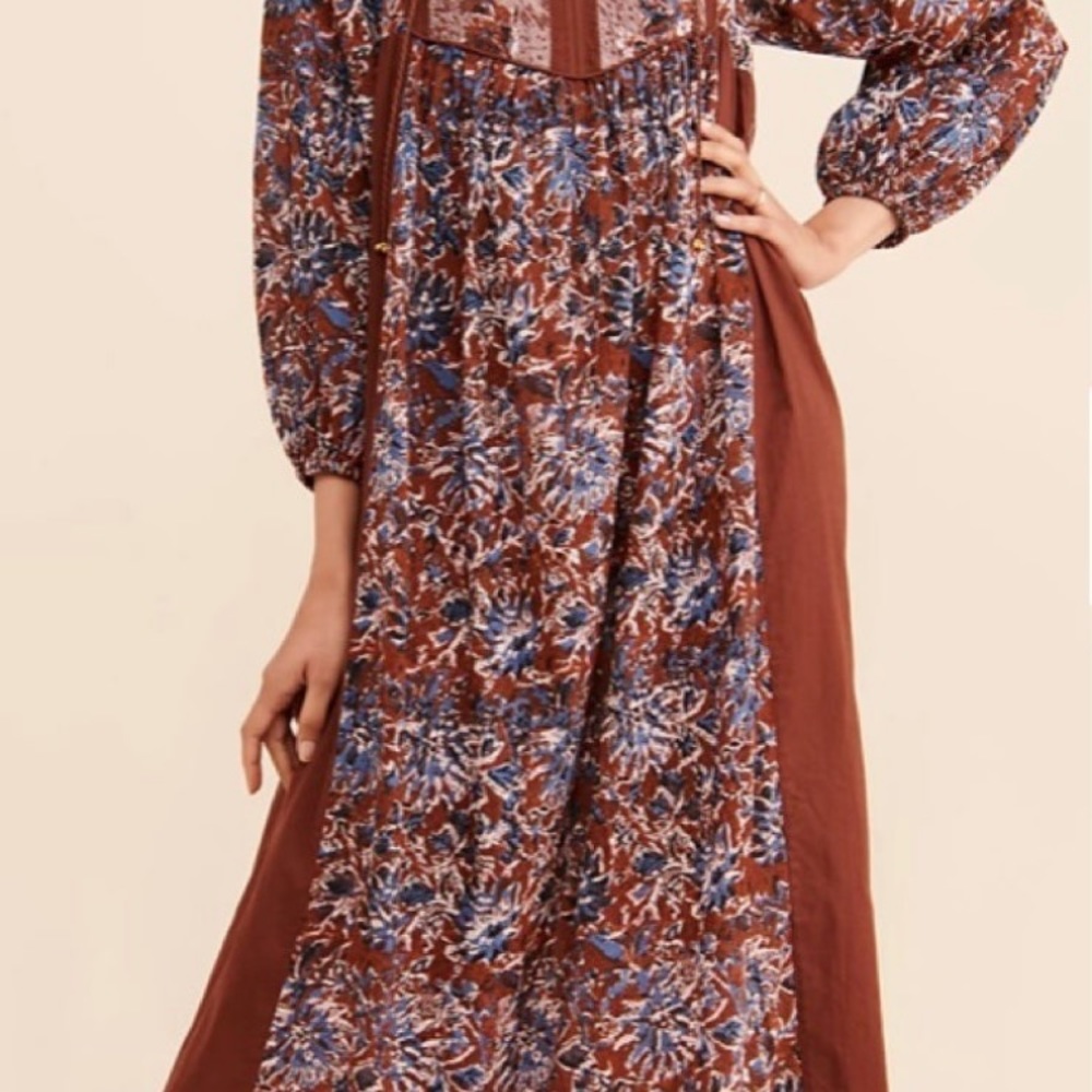 Ne Quittez Pas Mountain Views Maxi Dress